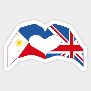 We Heart Philippines & UK Patriot Series Sticker